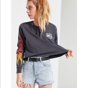 Urban Outfitters Cropped Graphic Tee